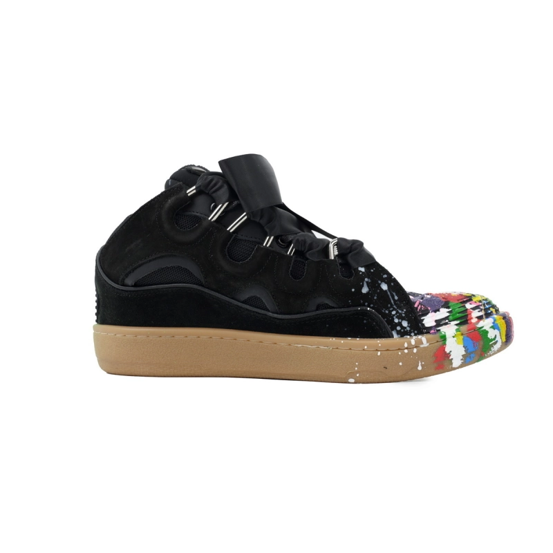 Lanvin x Gallery Dept Paint Drip Black Multi Sneaker
