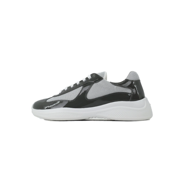 Prada America's Cup Patent Charcoal Gray